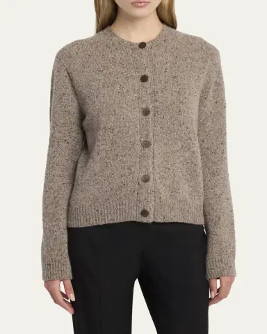 THE ROW Mauino Cashmere Crewneck Cardigan | Thumbnail 9