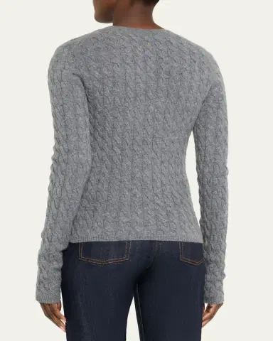 Altuzarra Milla Cashmere Cable-Knit Sweater | Thumbnail 3 Altuzarra Milla Cashmere Cable-Knit Sweater | Thumbnail 3