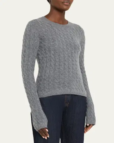 Altuzarra Milla Cashmere Cable-Knit Sweater | Thumbnail 4 Altuzarra Milla Cashmere Cable-Knit Sweater | Thumbnail 4