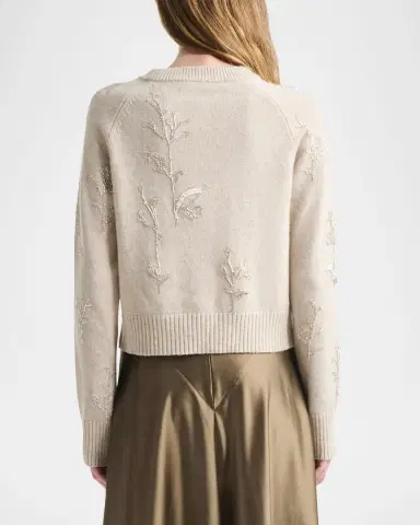 Altuzarra Paulie Beaded Crewneck Sweater | Thumbnail 12 Altuzarra Paulie Beaded Crewneck Sweater | Thumbnail 12