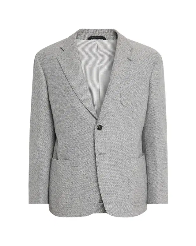 Men's Birdseye Cashmere Single-Breasted Blazer