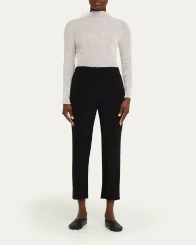 Issey Miyake Chiffon Twist Long-Sleeve Top | Thumbnail 2 Issey Miyake Chiffon Twist Long-Sleeve Top | Thumbnail 2