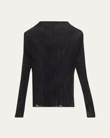 Issey Miyake Chiffon Twist Long-Sleeve Top | Thumbnail 6 Issey Miyake Chiffon Twist Long-Sleeve Top | Thumbnail 6