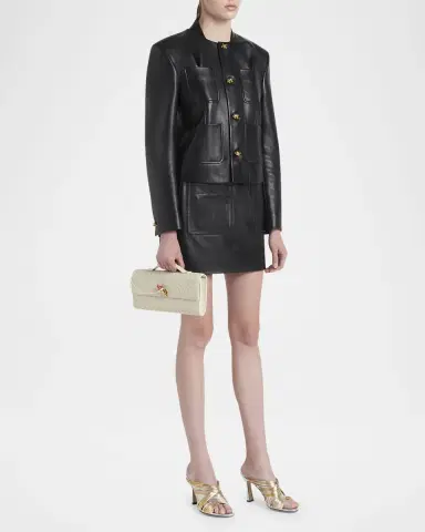Bottega Veneta Andiamo Leather Clutch Bag | Thumbnail 9 Bottega Veneta Andiamo Leather Clutch Bag | Thumbnail 9