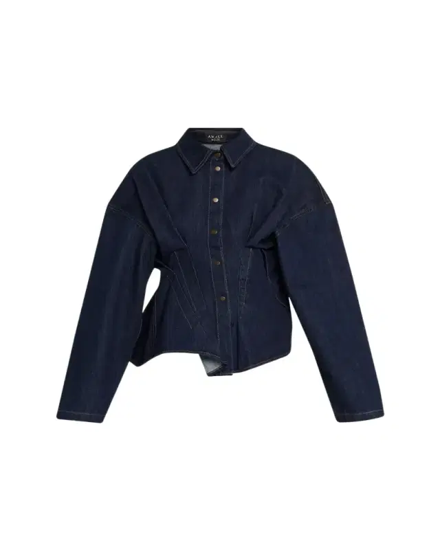 Twisted Denim Shirt
