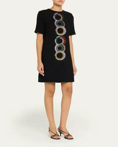 Libertine Sonia Crystal Short-Sleeve Shift Dress | Thumbnail 4 Libertine Sonia Crystal Short-Sleeve Shift Dress | Thumbnail 4
