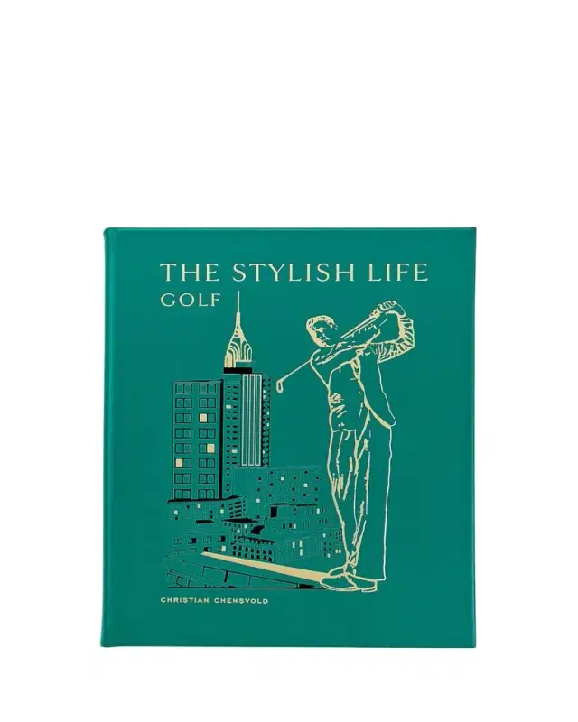 Graphic Image "The Stylish Life: Golf" Leather-Bound Book by Christian Chensvold
