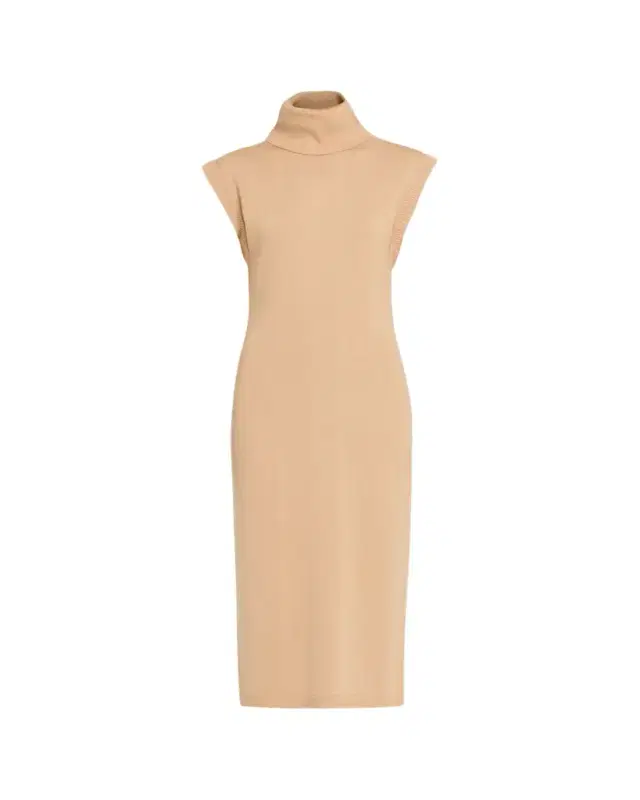 Cashmere-Cotton Sleeveless Sweater Dress