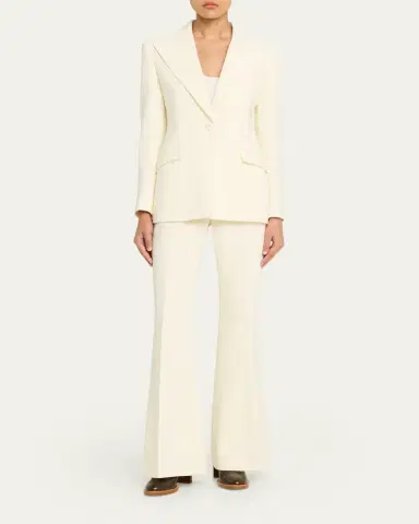 Gabriela Hearst Leiva Single-Breasted Wool Blazer | Thumbnail 2 Gabriela Hearst Leiva Single-Breasted Wool Blazer | Thumbnail 2