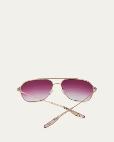 BARTON PERREIRA Rizzo 60mm Aviator Titanium Sunglasses | Thumbnail 4 BARTON PERREIRA Rizzo 60mm Aviator Titanium Sunglasses | Thumbnail 4