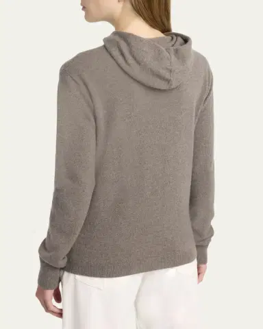 THE ROW Missa Cashmere Knit Hooded Sweater | Thumbnail 3 THE ROW Missa Cashmere Knit Hooded Sweater | Thumbnail 3