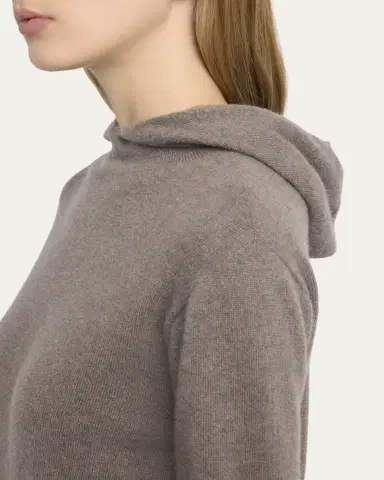 THE ROW Missa Cashmere Knit Hooded Sweater | Thumbnail 5 THE ROW Missa Cashmere Knit Hooded Sweater | Thumbnail 5