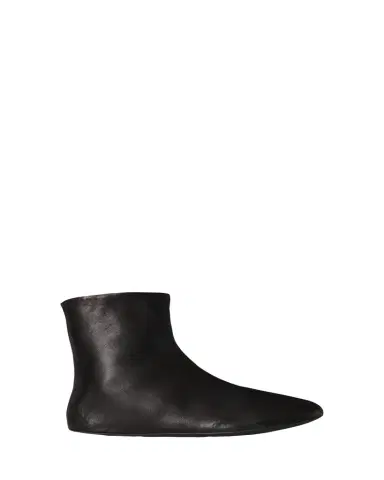 The Row Stella Leather Booties | Thumbnail 1