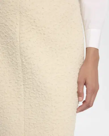THE ROW Malva Textured Wool Pencil Skirt | Thumbnail 9