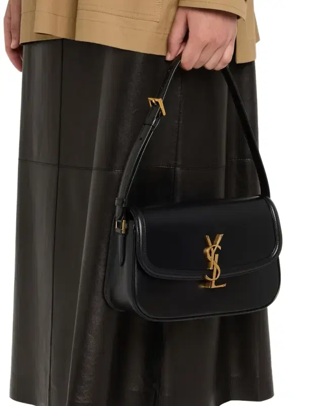 Solferino Medium YSL Shoulder Bag in Smooth Leather
