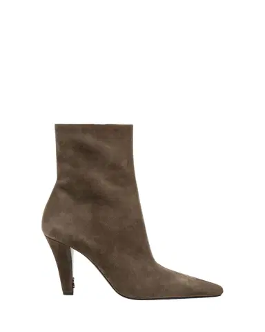 Saint Laurent 95mm Jill Suede Ankle Booties | Thumbnail 1