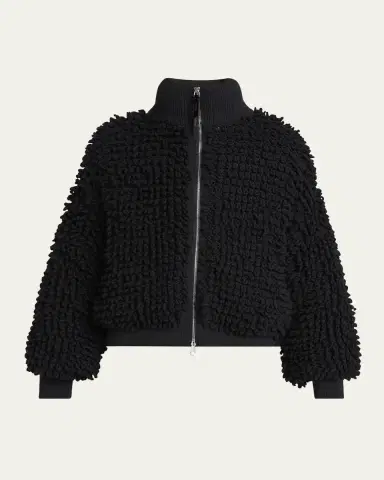 Moncler Genius x EE72 by Edward Enninful Wool Blend Zip-Up Cardigan | Thumbnail 5
