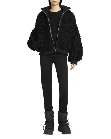 Moncler Genius x EE72 by Edward Enninful Wool Blend Zip-Up Cardigan | Thumbnail 1