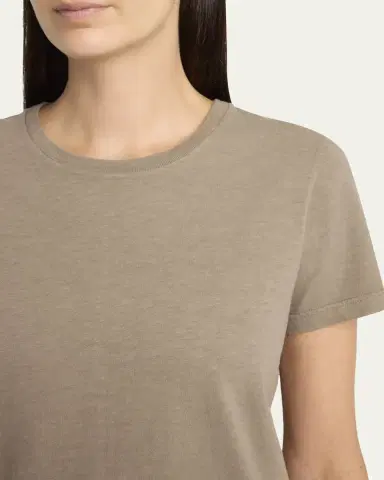 THE ROW Wesler Short-Sleeve Cotton T-Shirt | Thumbnail 5