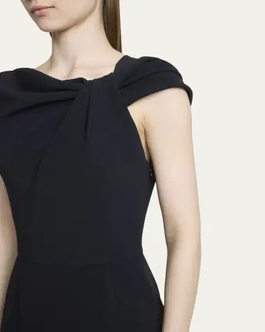 Givenchy Draped Sleeveless Midi Dress | Thumbnail 5