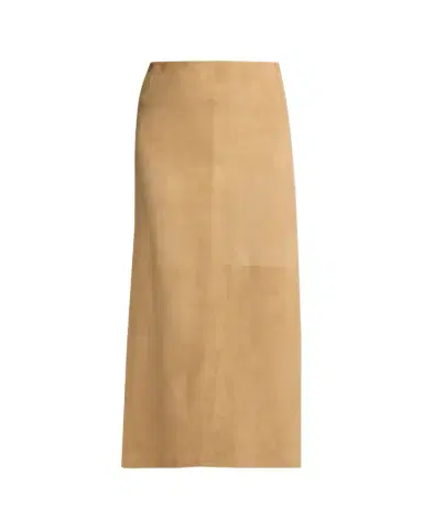 The Row Danas Suede Maxi Apron Skirt | Thumbnail 1
