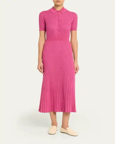 Gabriela Hearst Amor Rib Knit Cashmere-Silk Midi Dress | Thumbnail 2 Gabriela Hearst Amor Rib Knit Cashmere-Silk Midi Dress | Thumbnail 2