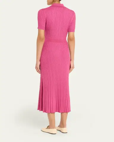 Gabriela Hearst Amor Rib Knit Cashmere-Silk Midi Dress | Thumbnail 3 Gabriela Hearst Amor Rib Knit Cashmere-Silk Midi Dress | Thumbnail 3