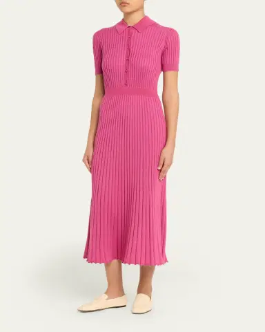 Gabriela Hearst Amor Rib Knit Cashmere-Silk Midi Dress | Thumbnail 4 Gabriela Hearst Amor Rib Knit Cashmere-Silk Midi Dress | Thumbnail 4