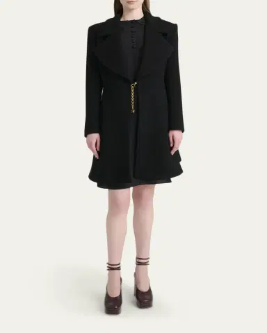 Chloé Boucle Wool-Blend Coat | Thumbnail 2 Chloé Boucle Wool-Blend Coat | Thumbnail 2