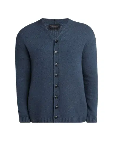 Giorgio Armani Men's Cashmere Button-Front Cardigan | Thumbnail 1