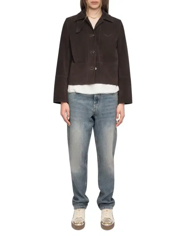 Zadig & Voltaire Lessa Suede Jacket