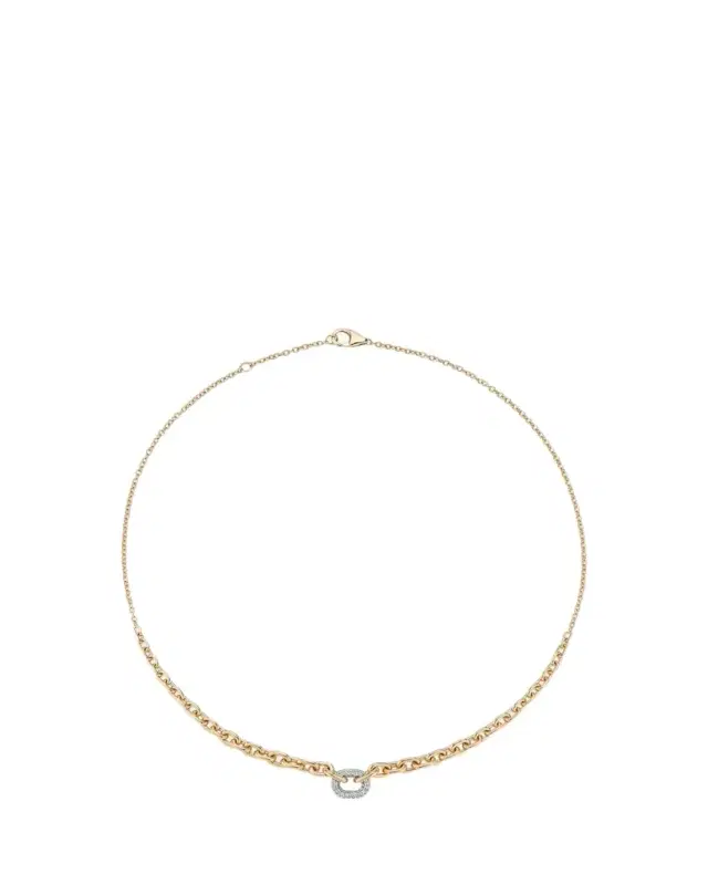 Walters Faith Morrell Graduated Link Necklace with Single Diamond Link