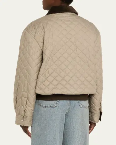 Loewe Corduroy-Collar Quilted Barn Jacket | Thumbnail 3