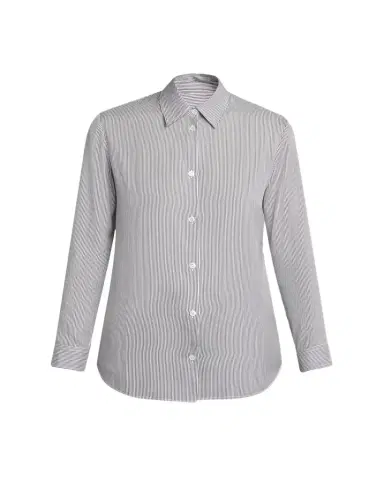 The Row Petra Striped Silk Poplin Button-Down Shirt | Thumbnail 1