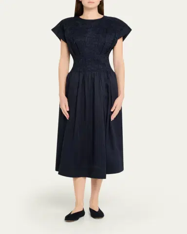 Sea Imogen Ramie Midi Dress | Thumbnail 2 Sea Imogen Ramie Midi Dress | Thumbnail 2