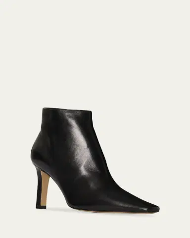 THE ROW 80mm Carla Leather Ankle Booties | Thumbnail 2