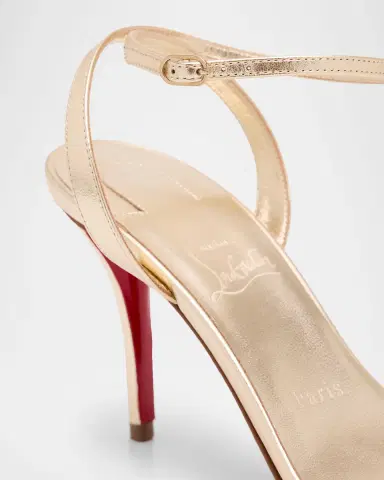 Christian Louboutin 80mm Miss Z Metallic Leather Sandals | Thumbnail 4 Christian Louboutin 80mm Miss Z Metallic Leather Sandals | Thumbnail 4