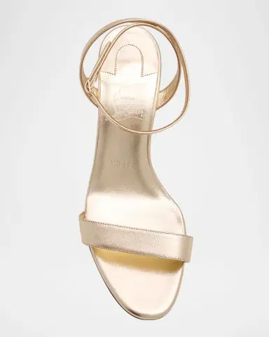 Christian Louboutin 80mm Miss Z Metallic Leather Sandals | Thumbnail 5 Christian Louboutin 80mm Miss Z Metallic Leather Sandals | Thumbnail 5