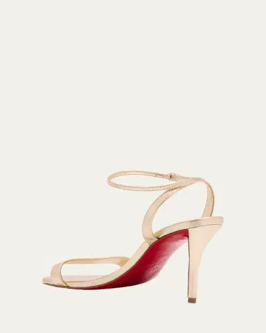 Christian Louboutin 80mm Miss Z Metallic Leather Sandals | Thumbnail 9 Christian Louboutin 80mm Miss Z Metallic Leather Sandals | Thumbnail 9