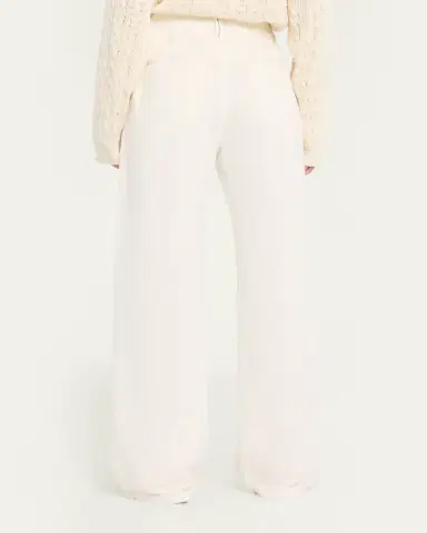Brunello Cucinelli Dyed Cotton-Linen Wide-Leg Pants | Thumbnail 3
