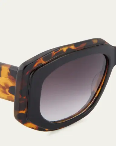 BARTON PERREIRA Crescendo 50.5mm Geometric Acetate Sunglasses | Thumbnail 4