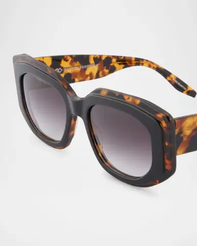 BARTON PERREIRA Crescendo 50.5mm Geometric Acetate Sunglasses | Thumbnail 8