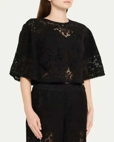 Sea Arianna Floral Lace Blouse | Thumbnail 4 Sea Arianna Floral Lace Blouse | Thumbnail 4