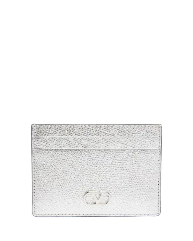 Metallic Leather Card Case