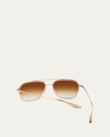 BARTON PERREIRA Rizzo 58mm Aviator Titanium Sunglasses | Thumbnail 3 BARTON PERREIRA Rizzo 58mm Aviator Titanium Sunglasses | Thumbnail 3