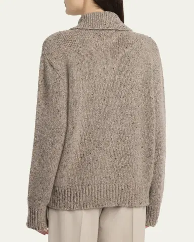 The Row Mauri Cashmere Collared Cardigan | Thumbnail 3 The Row Mauri Cashmere Collared Cardigan | Thumbnail 3