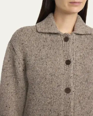 The Row Mauri Cashmere Collared Cardigan | Thumbnail 5 The Row Mauri Cashmere Collared Cardigan | Thumbnail 5