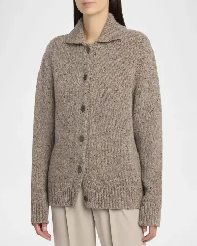 The Row Mauri Cashmere Collared Cardigan | Thumbnail 8 The Row Mauri Cashmere Collared Cardigan | Thumbnail 8