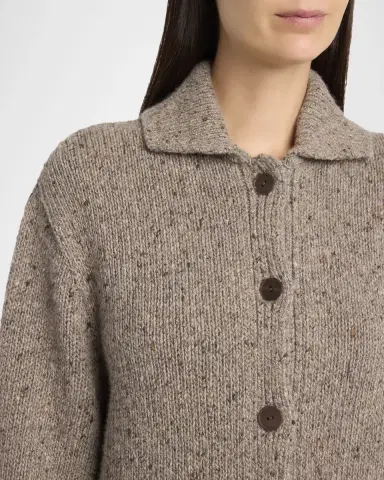 The Row Mauri Cashmere Collared Cardigan | Thumbnail 9 The Row Mauri Cashmere Collared Cardigan | Thumbnail 9