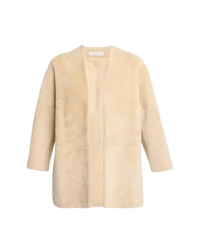 Alarise Lamb Shearling Open Coat